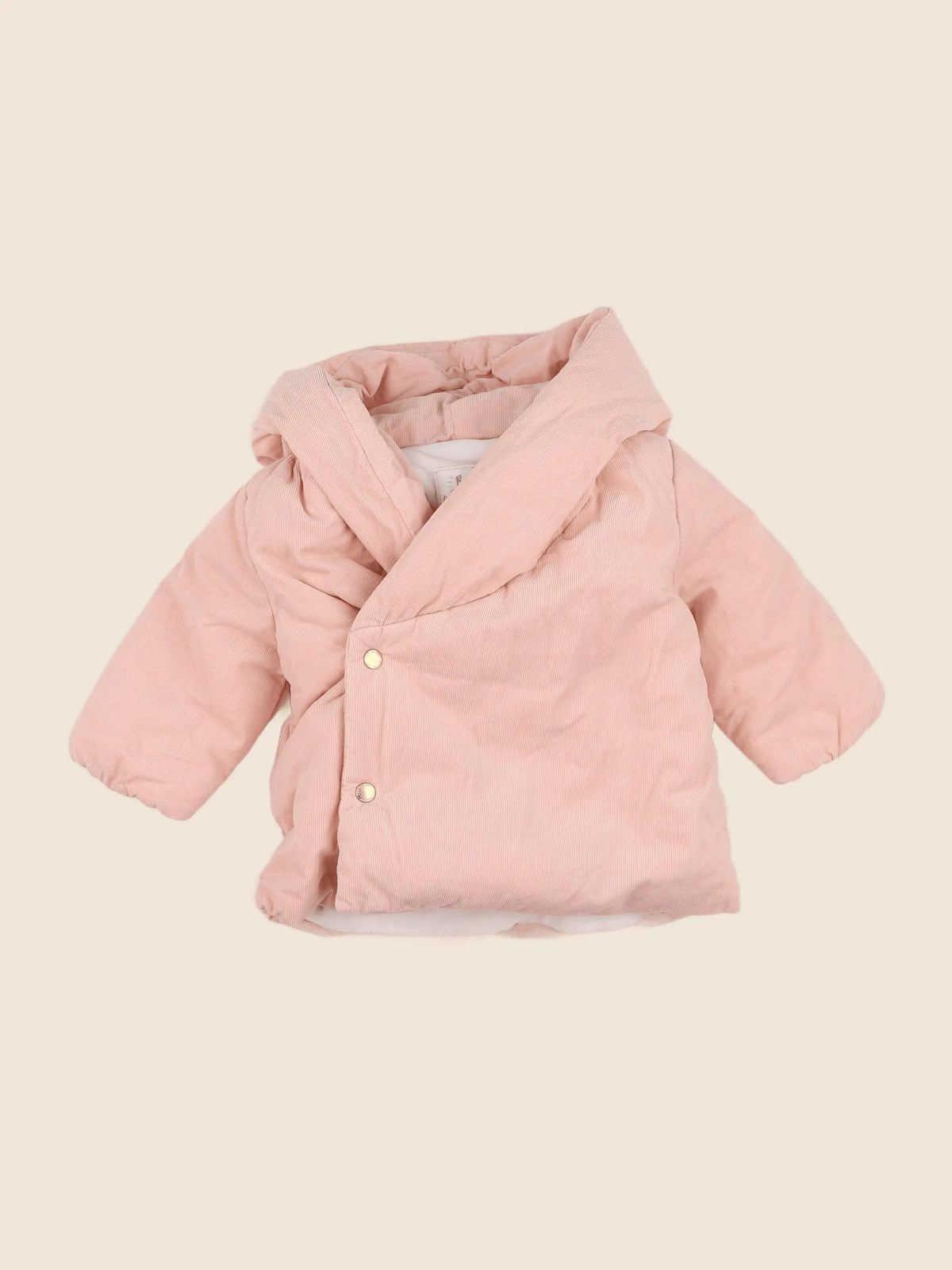 Vertbaudet - manteau rose - 6 mois