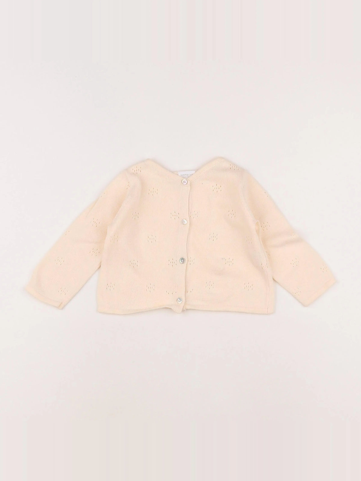 Natalys - gilet rose - 12 mois