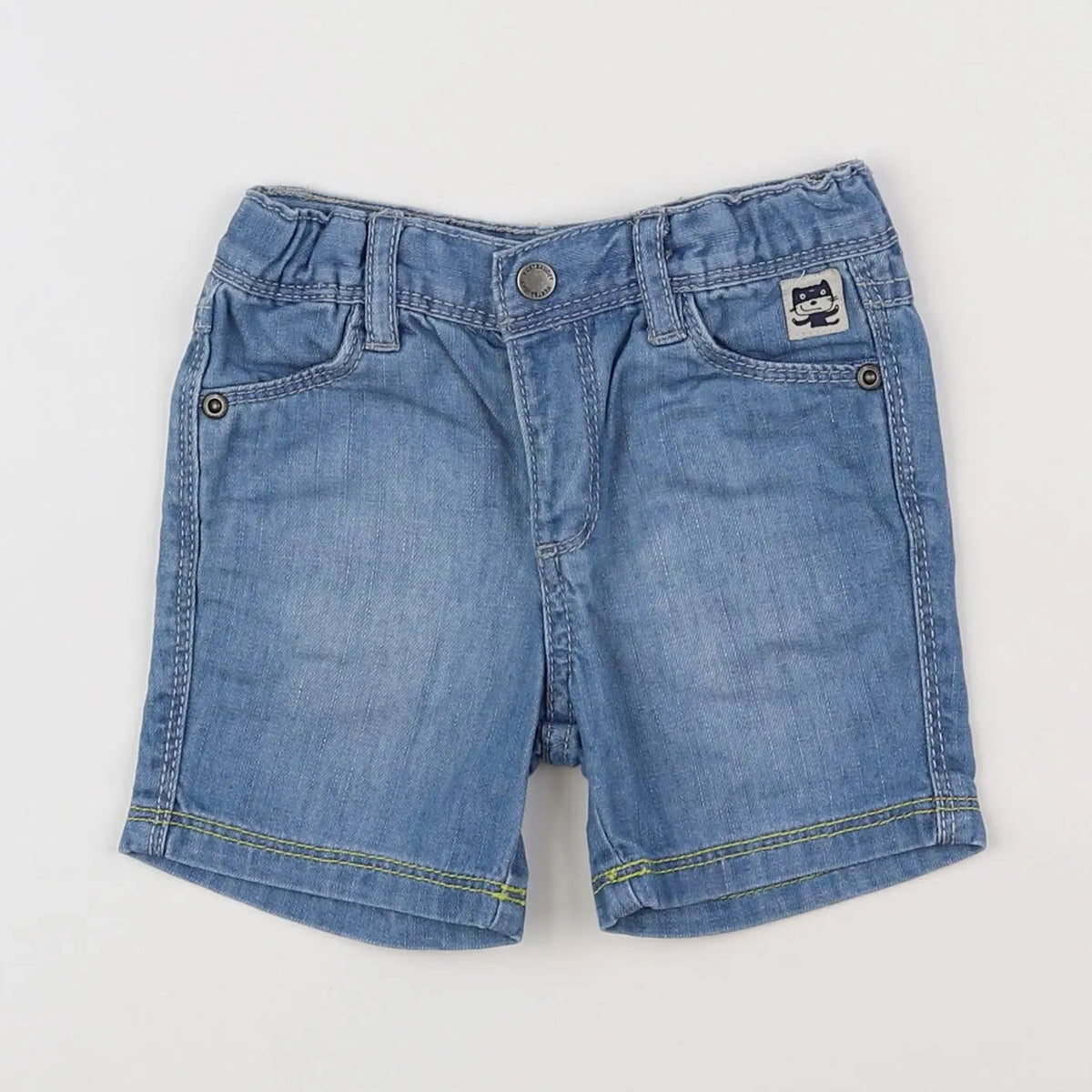 Vertbaudet - short bleu - 9 mois