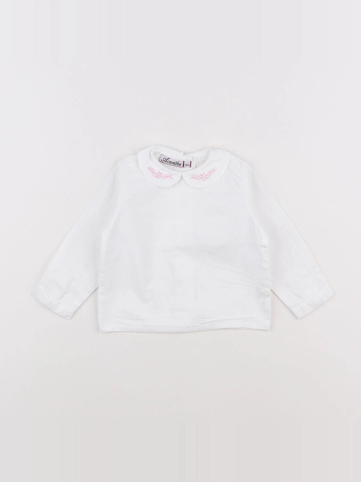 Acanthe - blouse blanc - 3 mois
