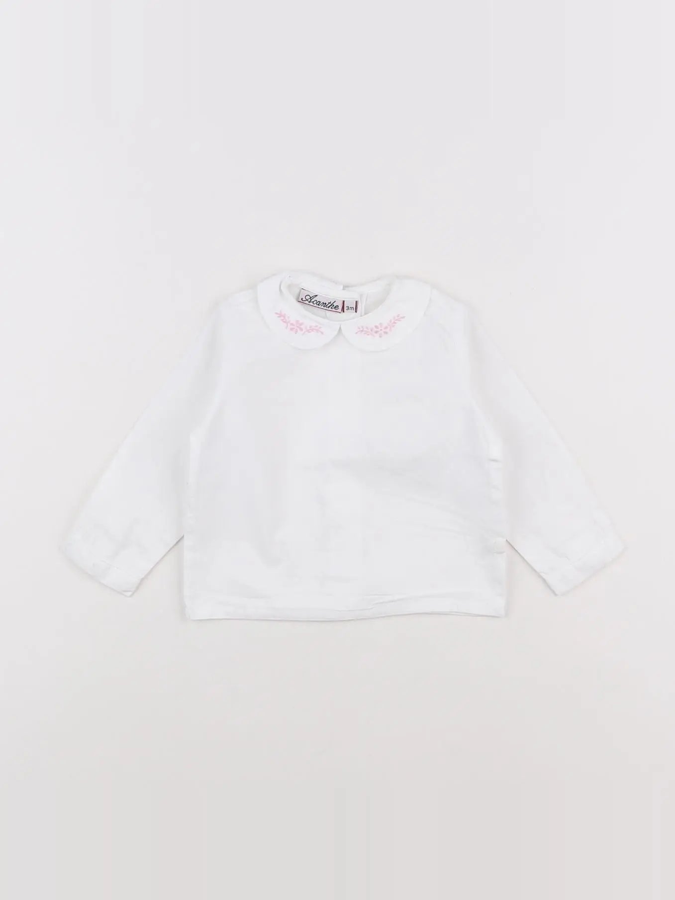 Acanthe - blouse blanc - 3 mois
