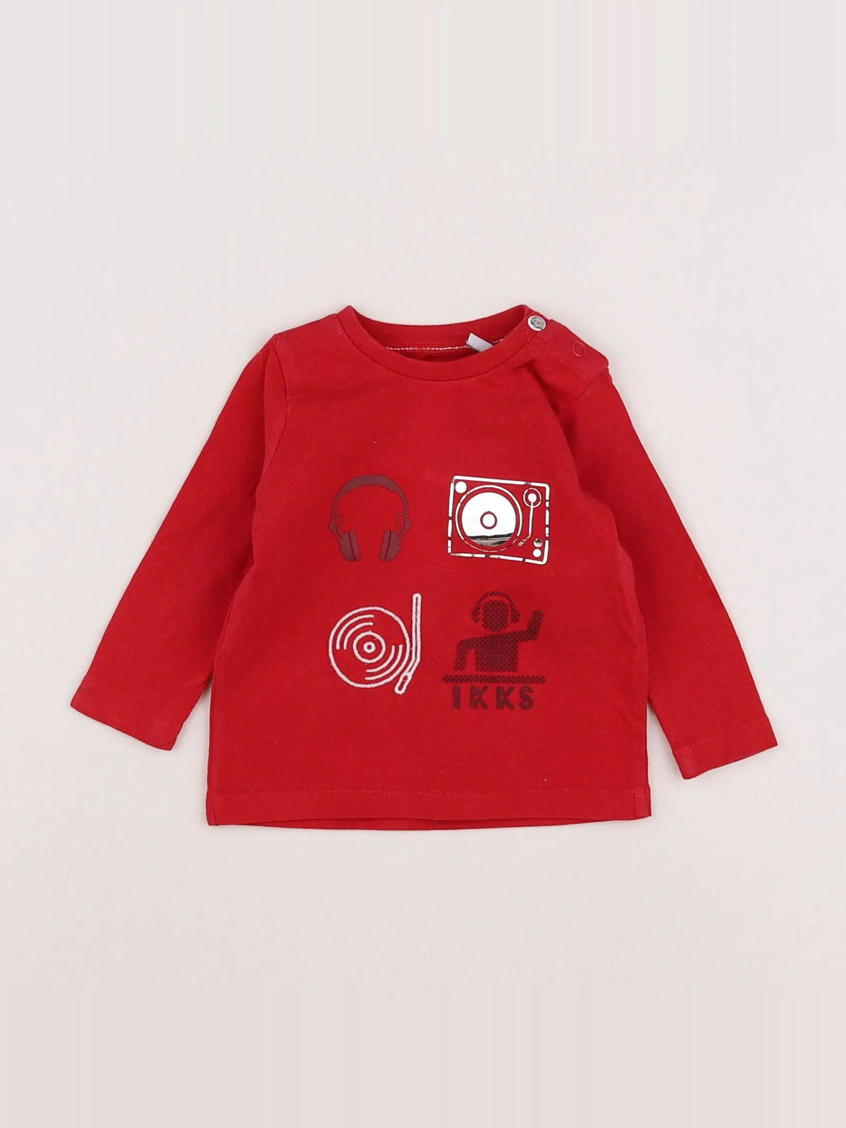 IKKS - tee-shirt rouge - 3 mois