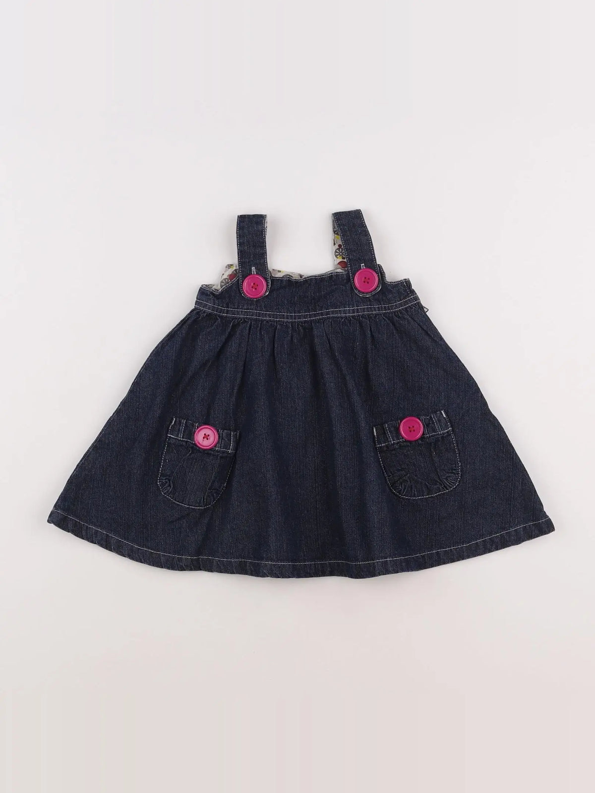 La Redoute - robe bleu - 3/6 mois