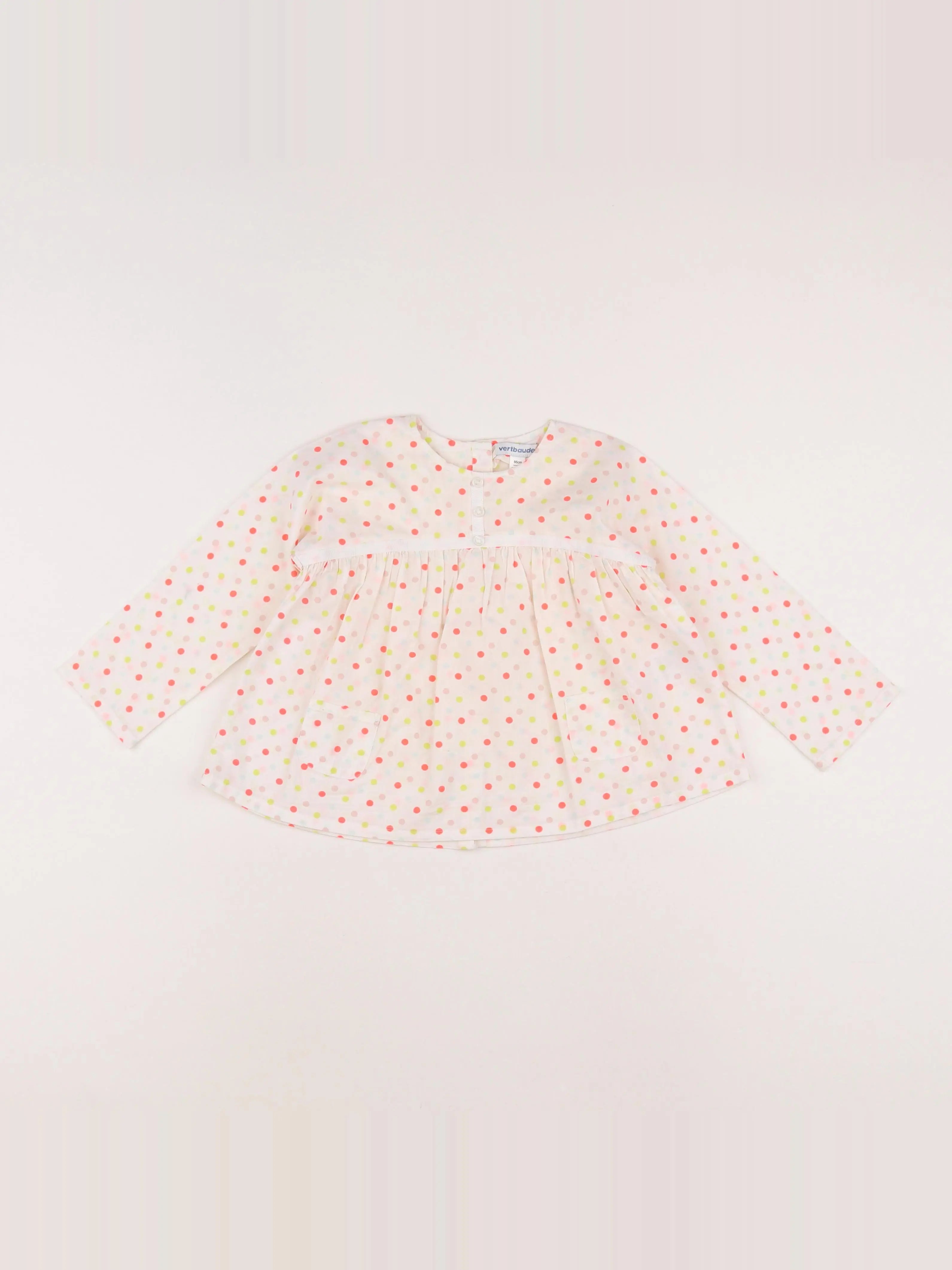 Vertbaudet - blouse blanc - 2 ans