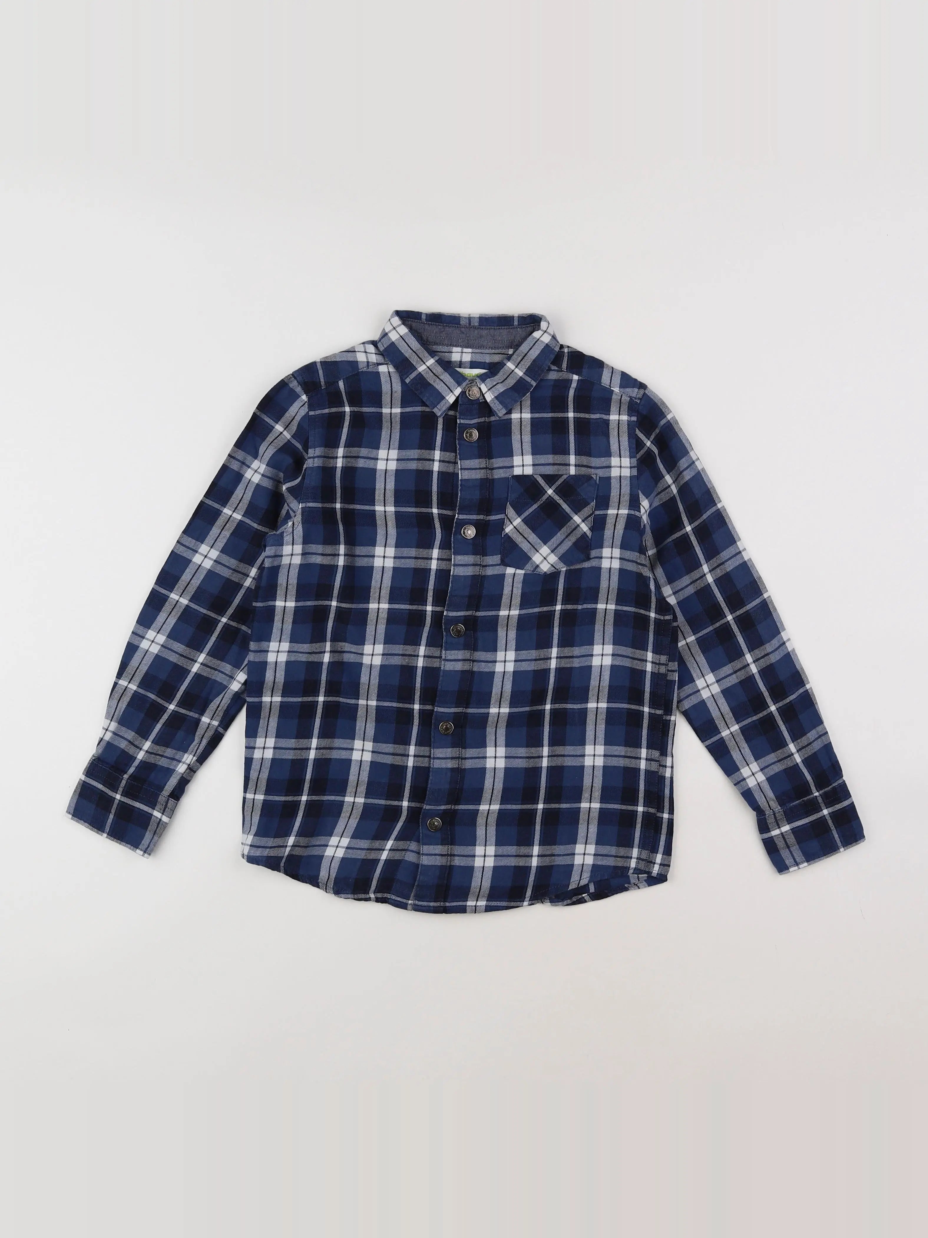 Vertbaudet - chemise bleu - 8 ans