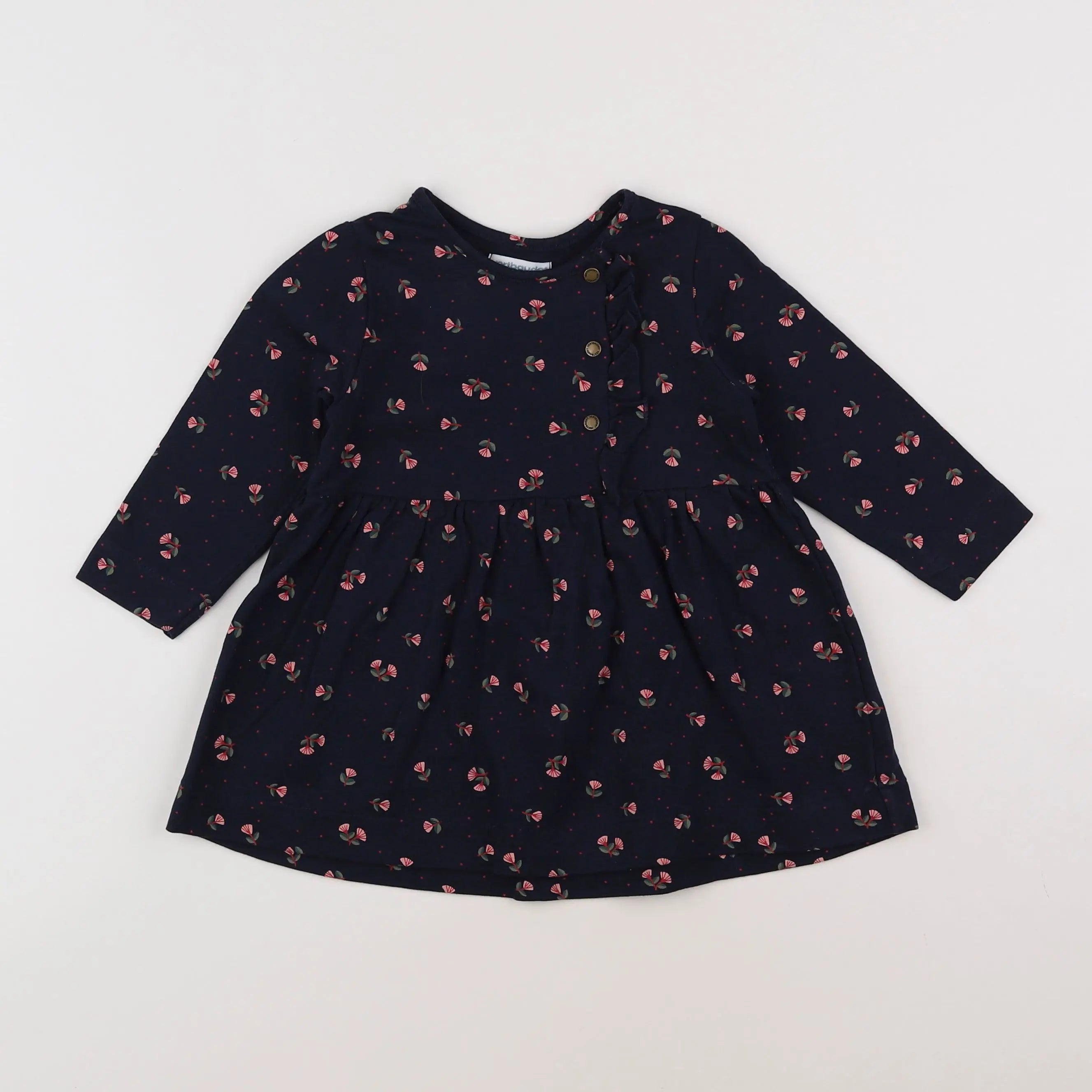 Vertbaudet - robe bleu - 18 mois