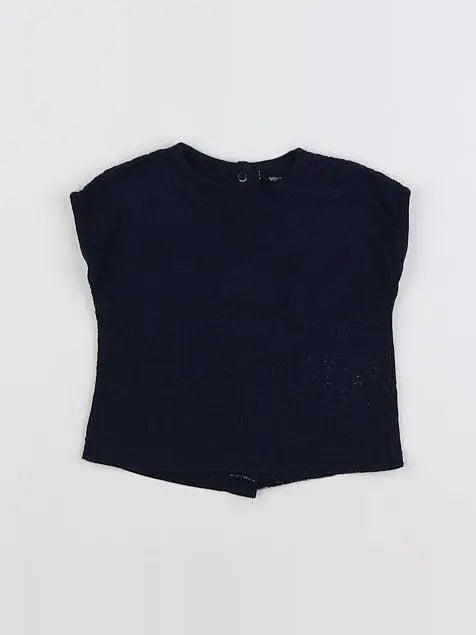 Vertbaudet - tee-shirt bleu - 3 mois