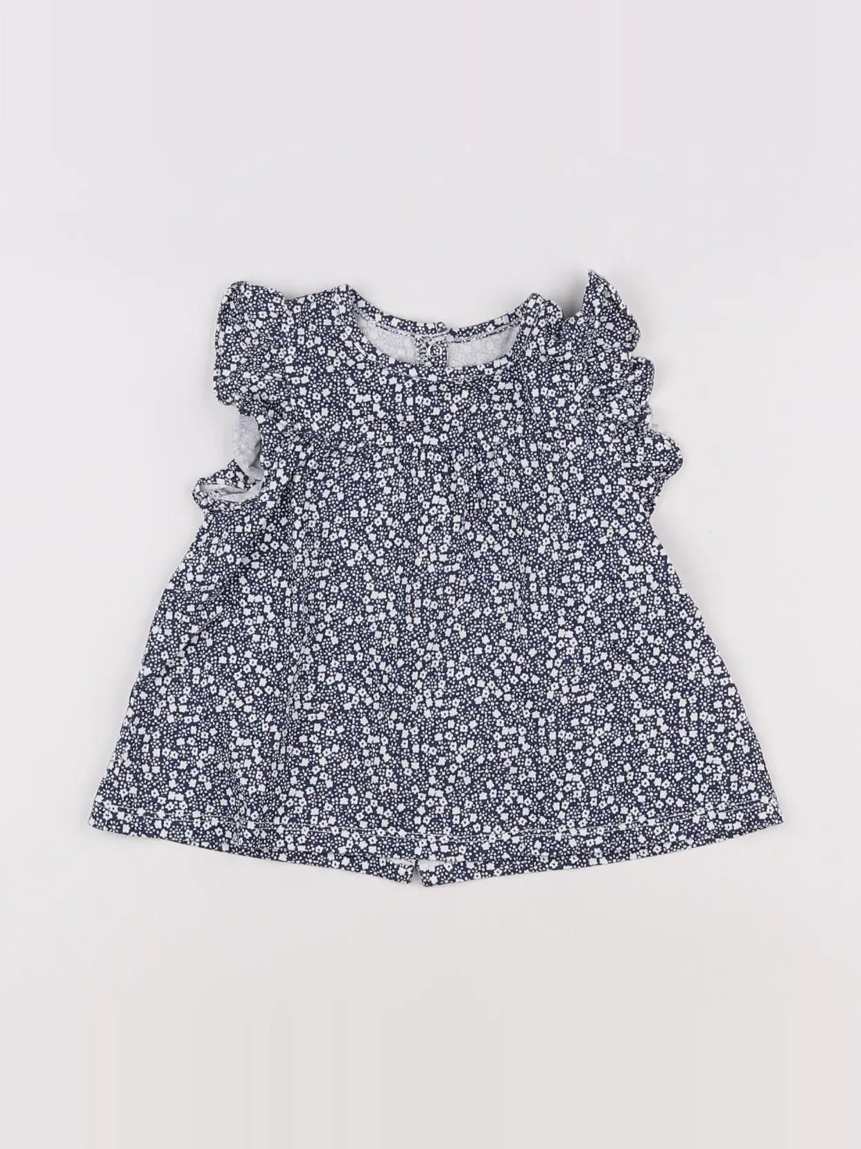 Vertbaudet - tee-shirt bleu - 2 ans
