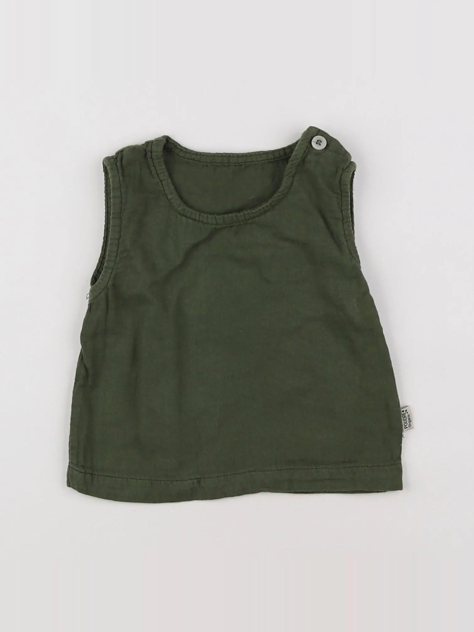 Poudre Organic - blouse vert - 9 mois