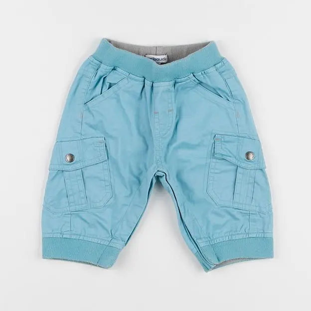Vertbaudet - pantalon bleu - 3 mois