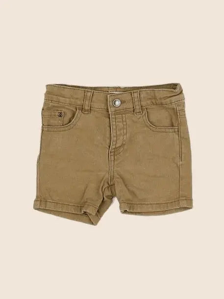 Vertbaudet - short marron - 12 mois