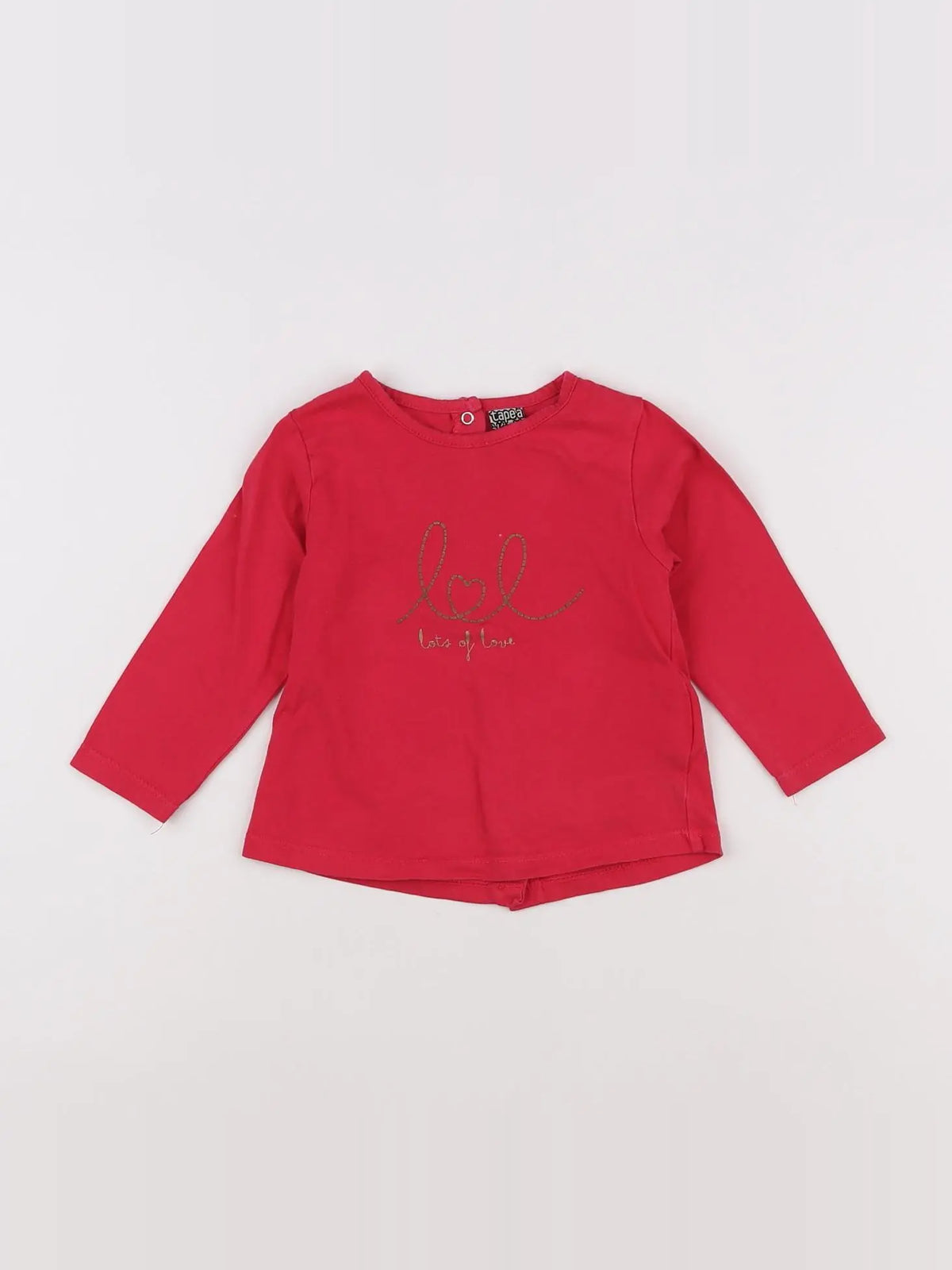 Tape à l'oeil - tee-shirt rose - 12 mois