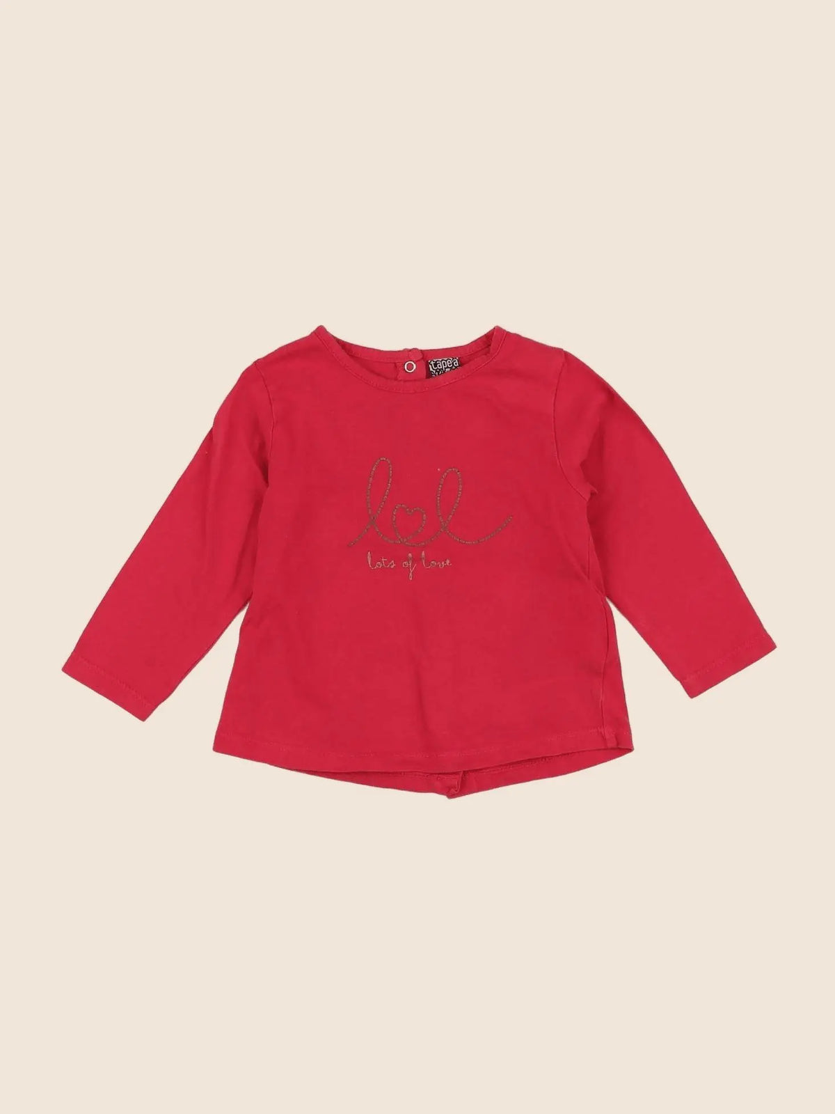 Tape à l'oeil - tee-shirt rose - 12 mois