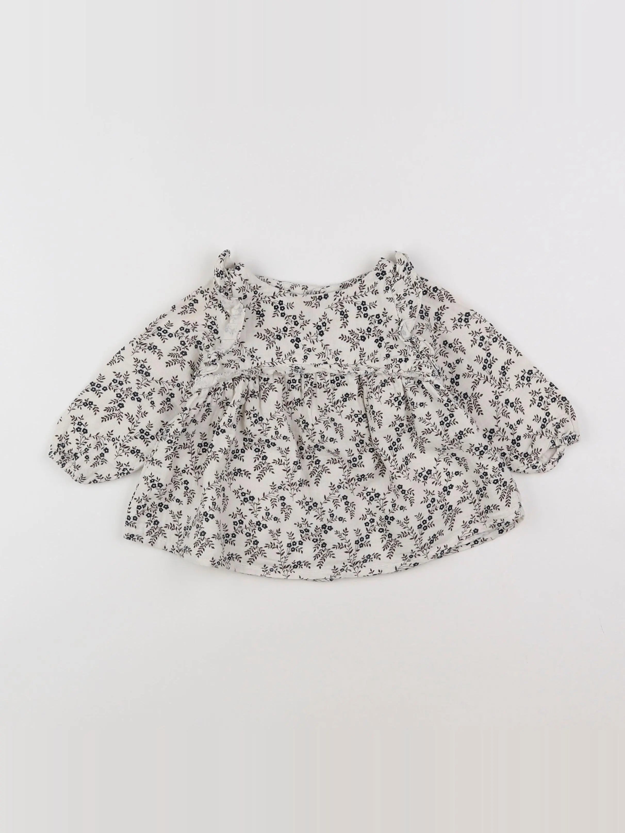 Bonton - blouse beige - 12 mois