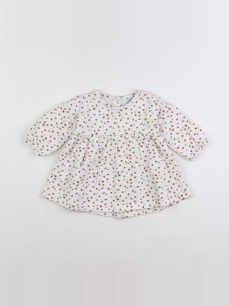 Vertbaudet - robe blanc - 6 mois