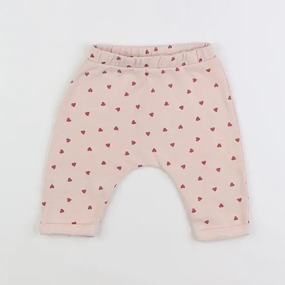 Vertbaudet - jogging rose - 6 mois