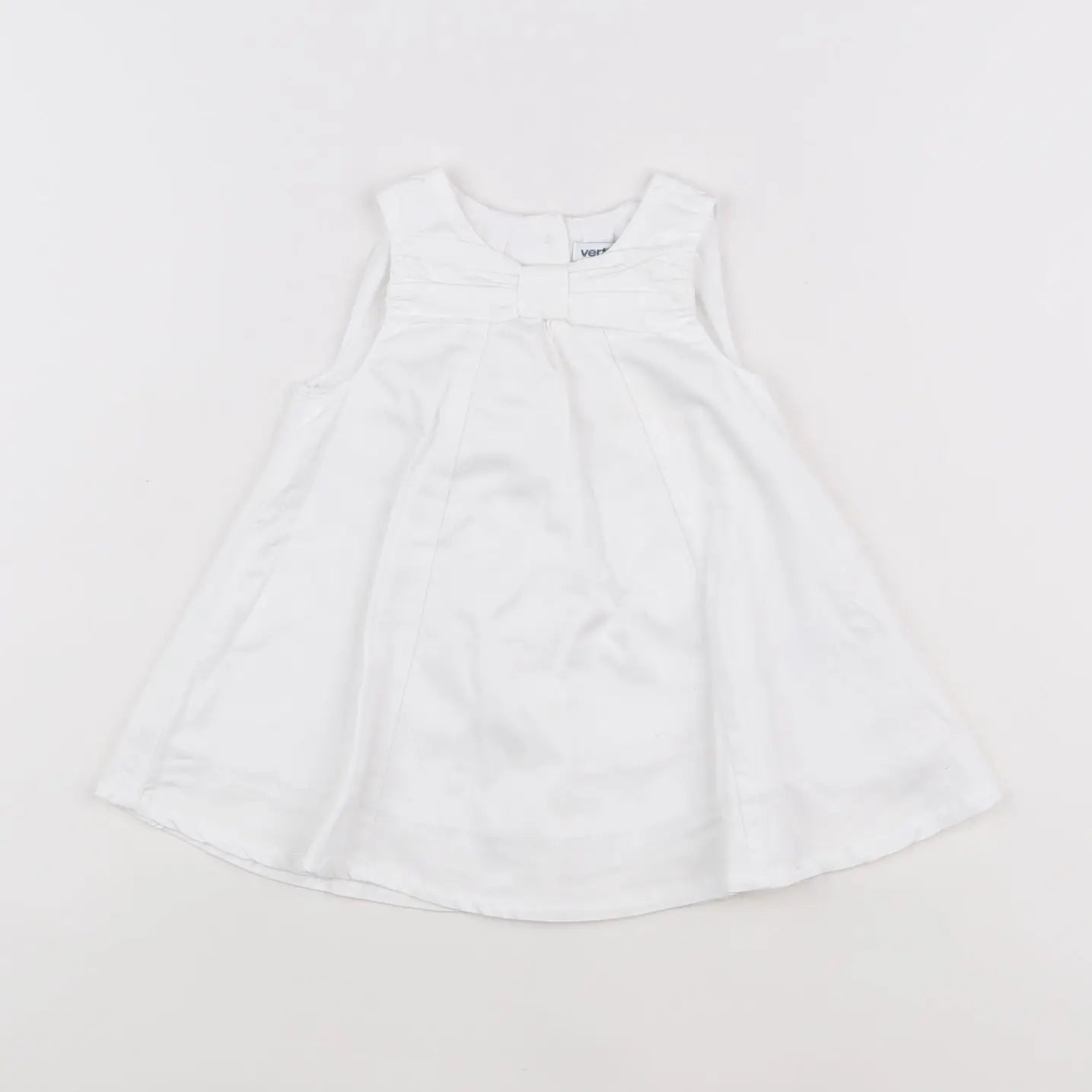 Vertbaudet - robe blanc - 6 mois