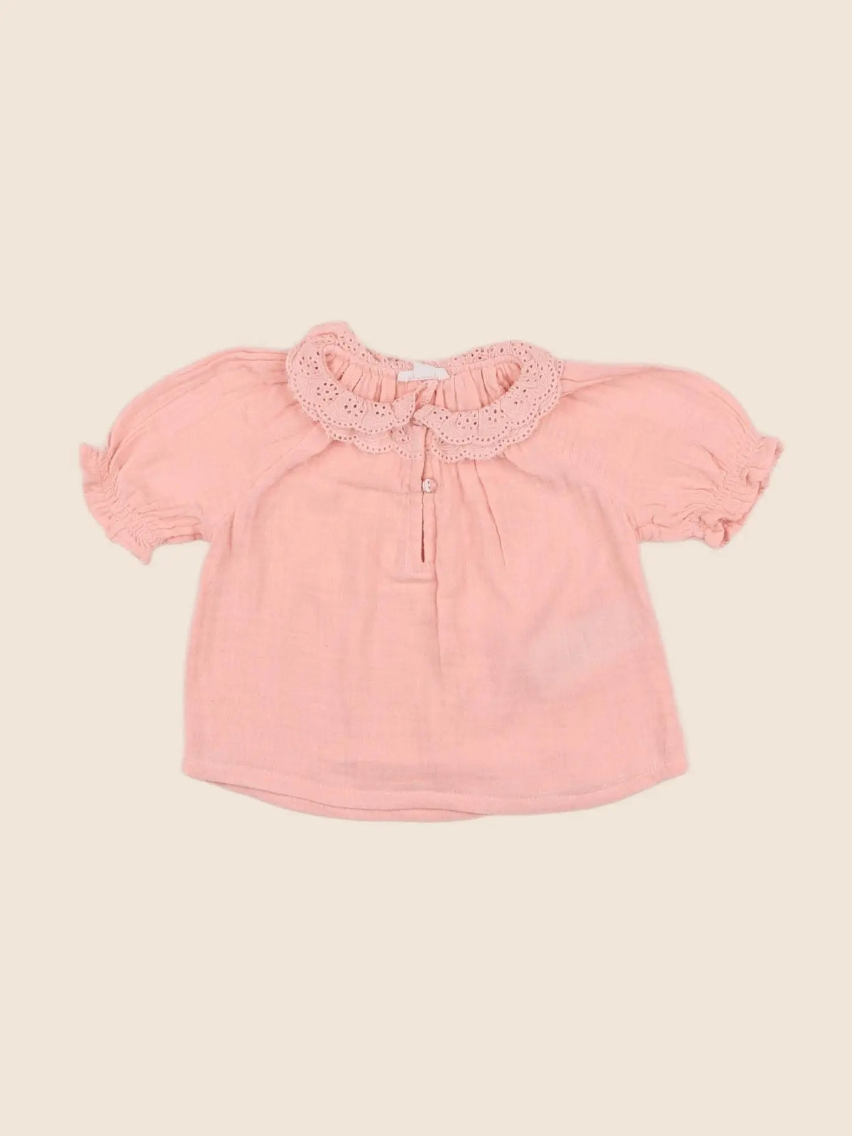 Vertbaudet - blouse rose - 6 mois