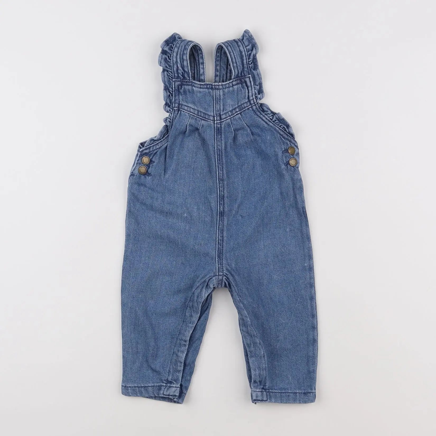 Vertbaudet - salopette bleu - 6 mois