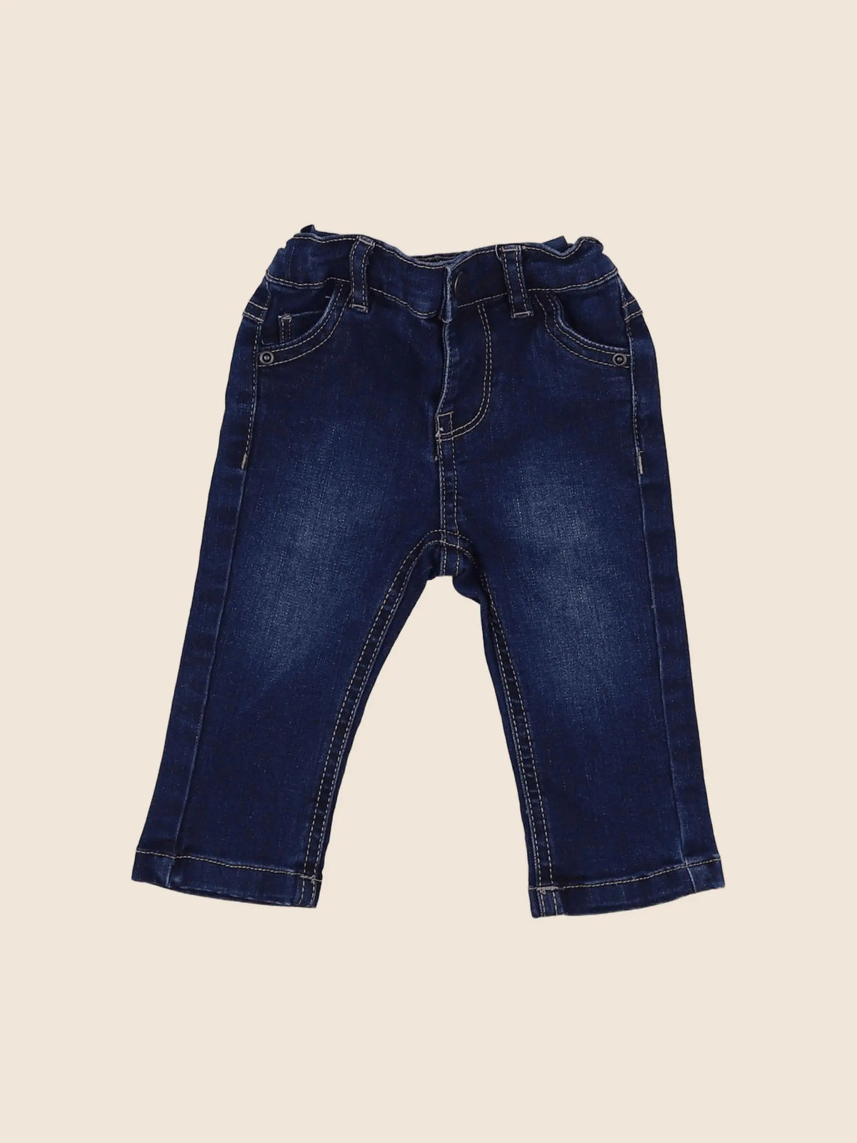 Vertbaudet - jean bleu - 6 mois