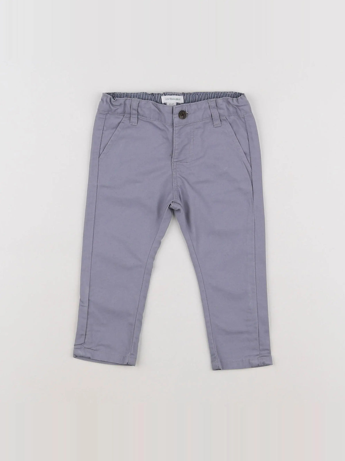 Vertbaudet - pantalon gris - 6 mois