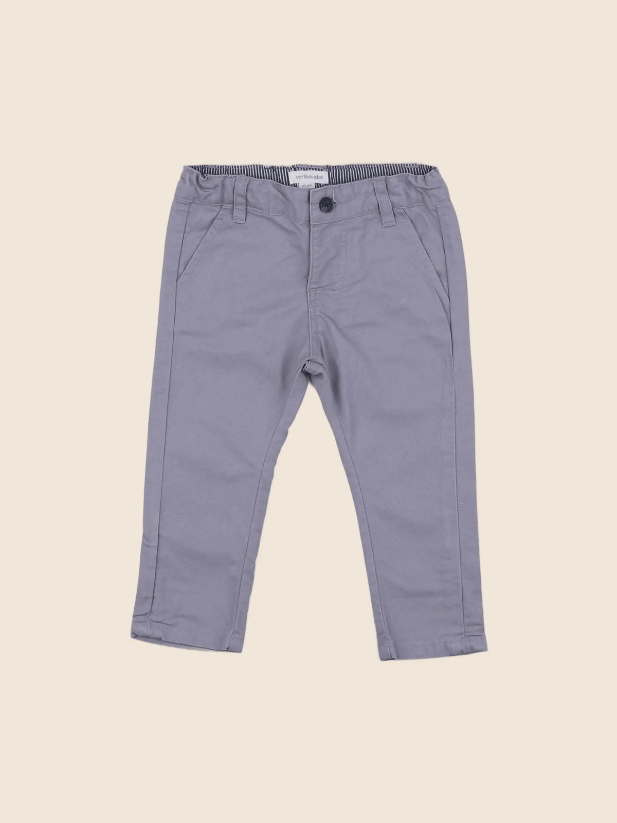 Vertbaudet - pantalon gris - 6 mois