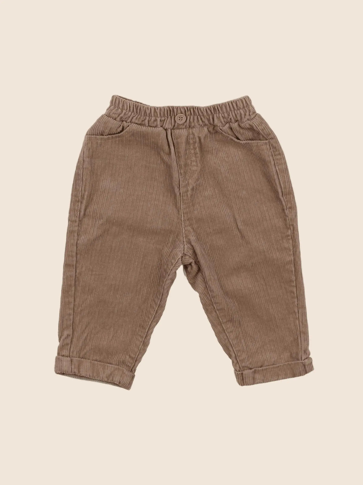 Vertbaudet - pantalon marron - 6 mois