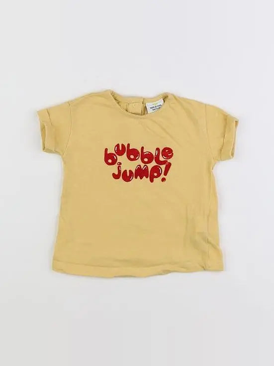 Tape à l'oeil - tee-shirt jaune - 12 mois