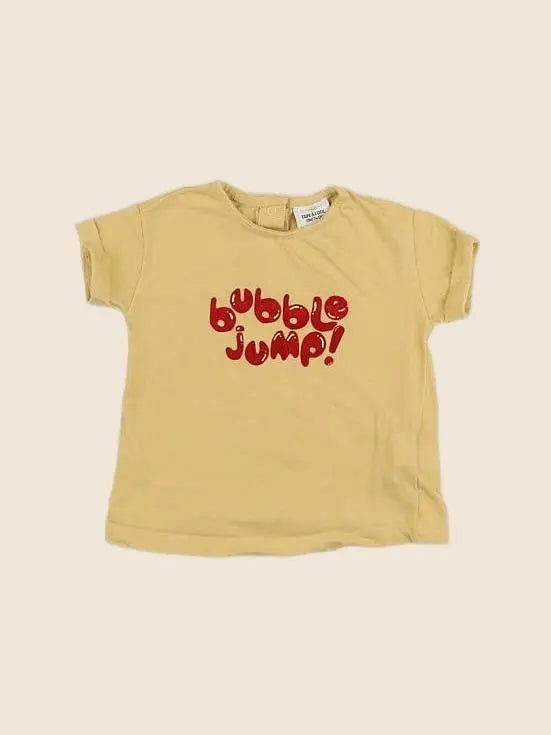 Tape à l'oeil - tee-shirt jaune - 12 mois