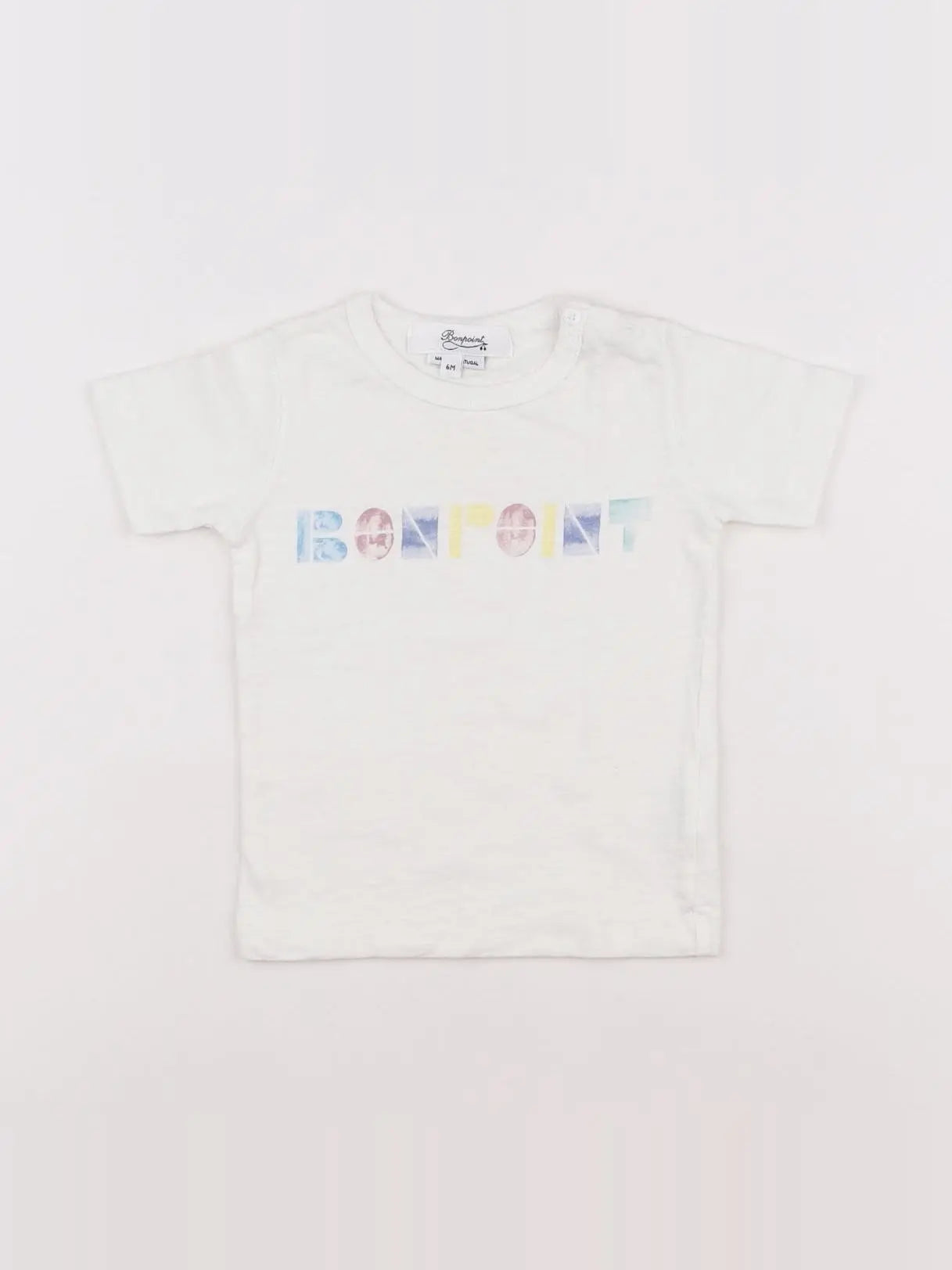 Bonpoint - tee-shirt blanc - 6 mois