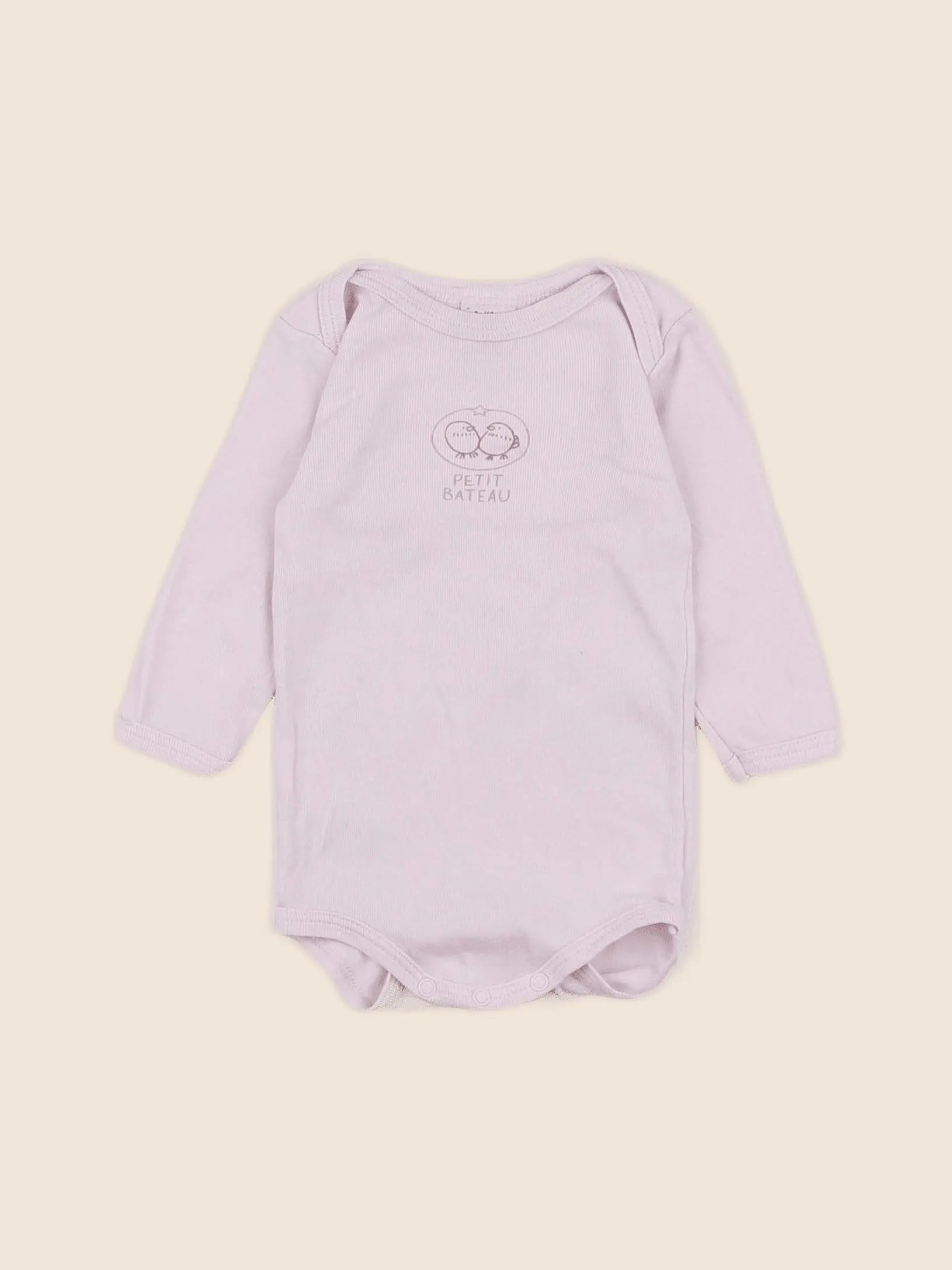 Petit Bateau - body rose - 3 mois