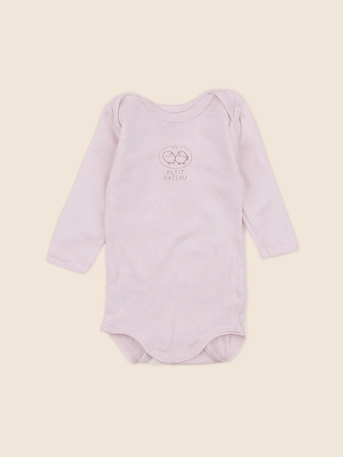 Petit Bateau - body rose - 3 mois