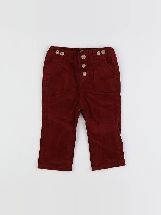 Tape à l'oeil - pantalon rouge - 12 mois