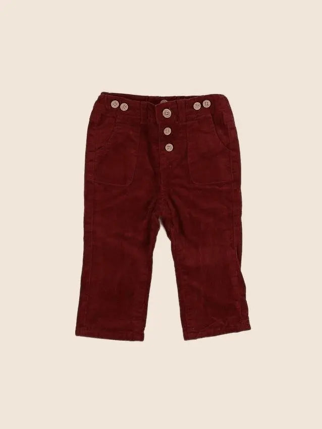 Tape à l'oeil - pantalon rouge - 12 mois