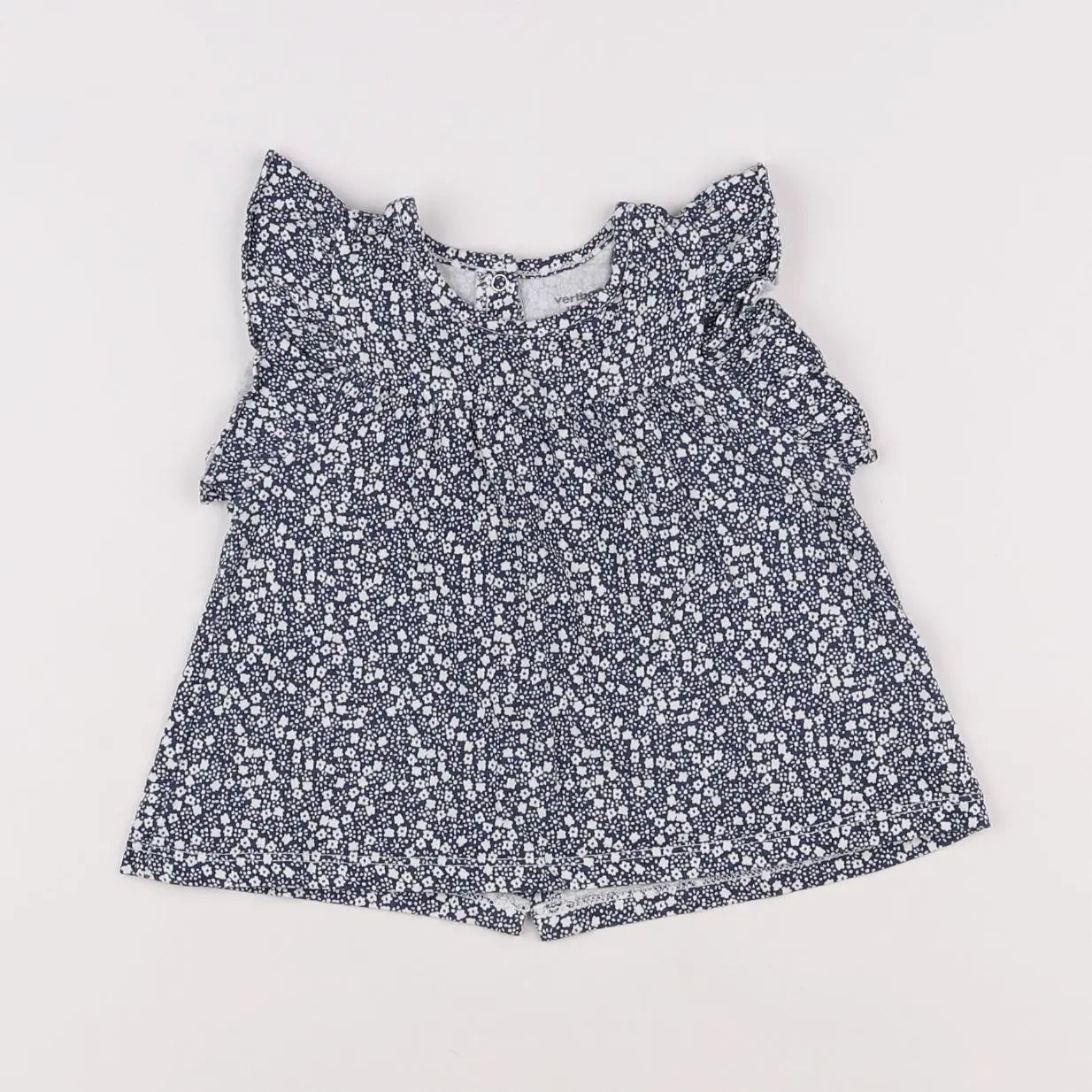 Vertbaudet - tee-shirt bleu - 18 mois