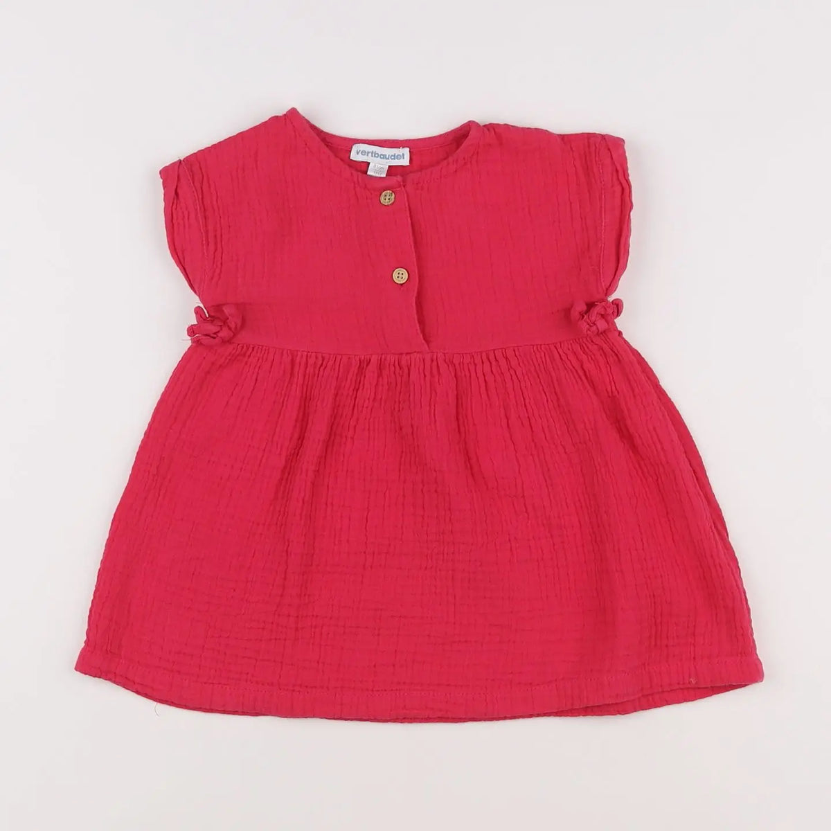Vertbaudet - robe rose - 18 mois