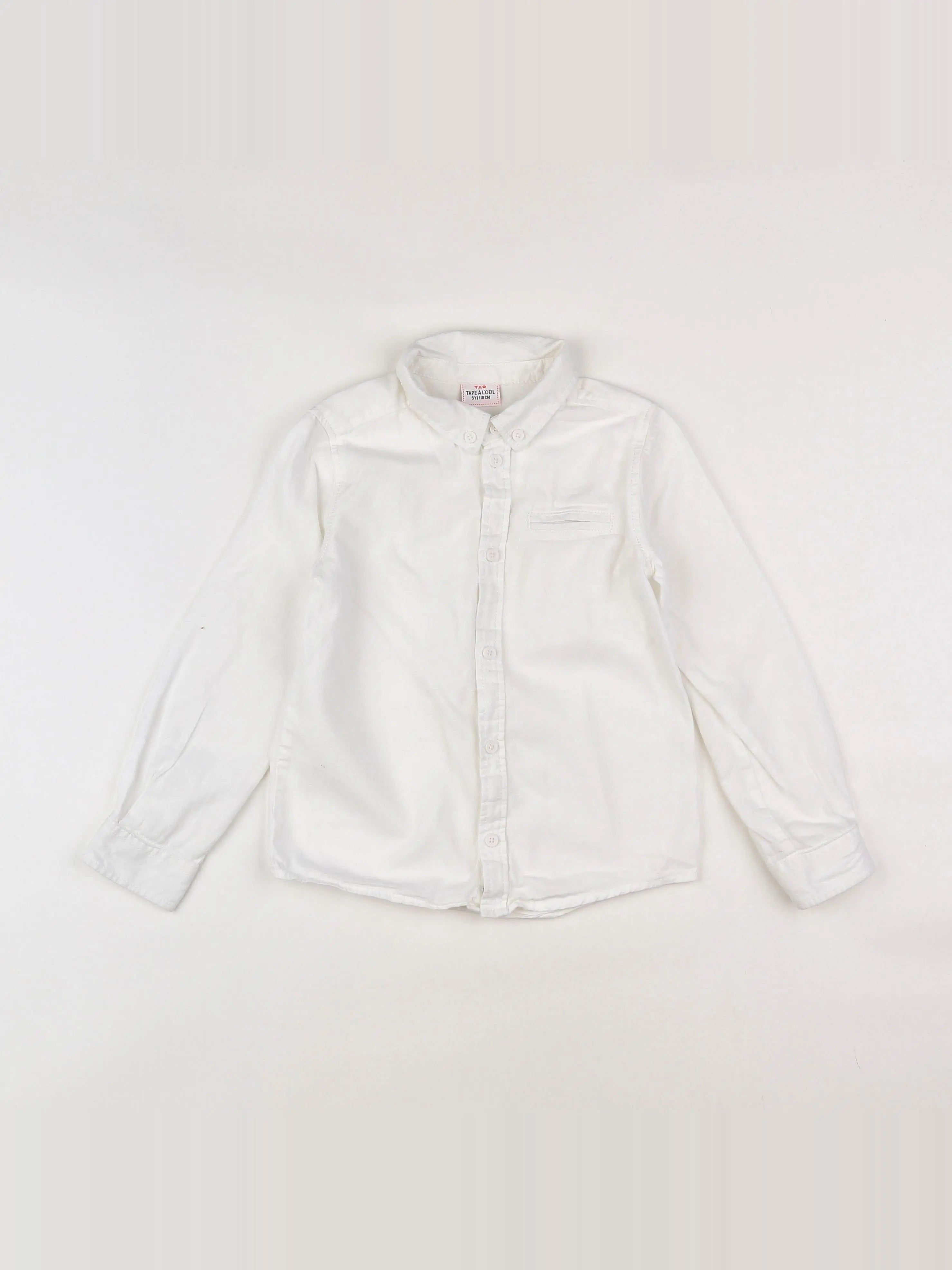 Tape à l'oeil - chemise blanc - 5 ans