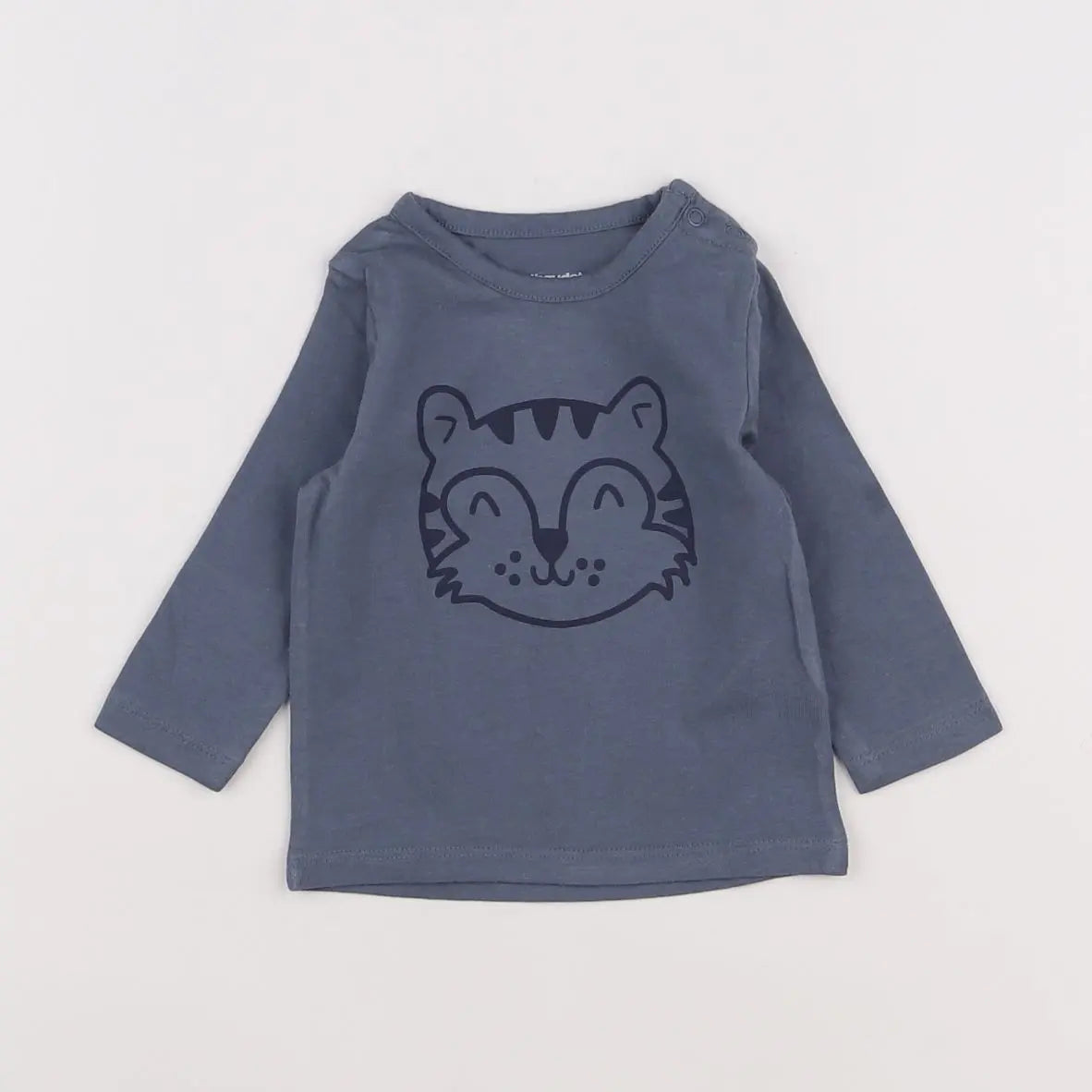 Vertbaudet - tee-shirt bleu - 3 mois