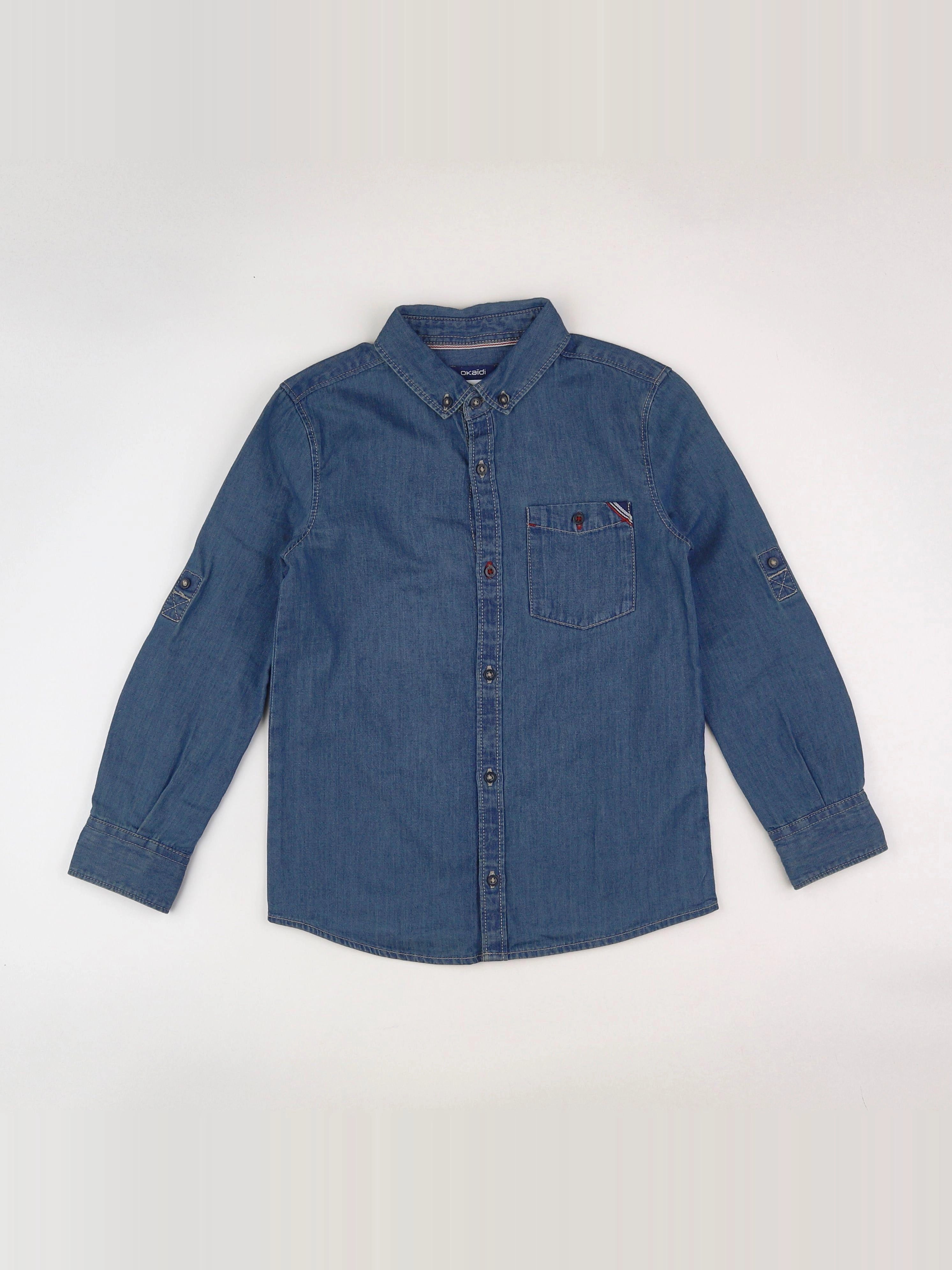 Okaidi - chemise bleu - 6 ans