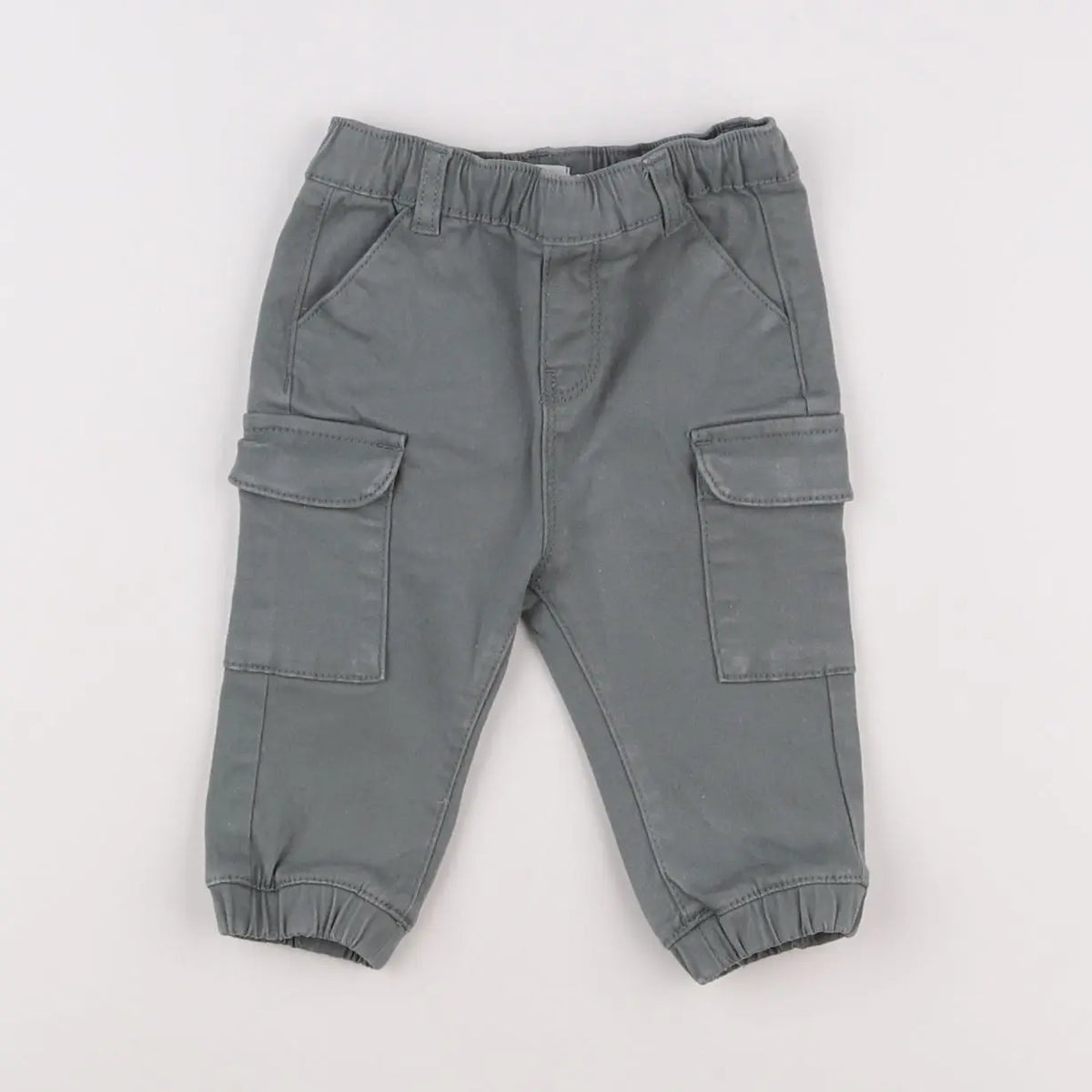 Vertbaudet - pantalon vert - 6 mois