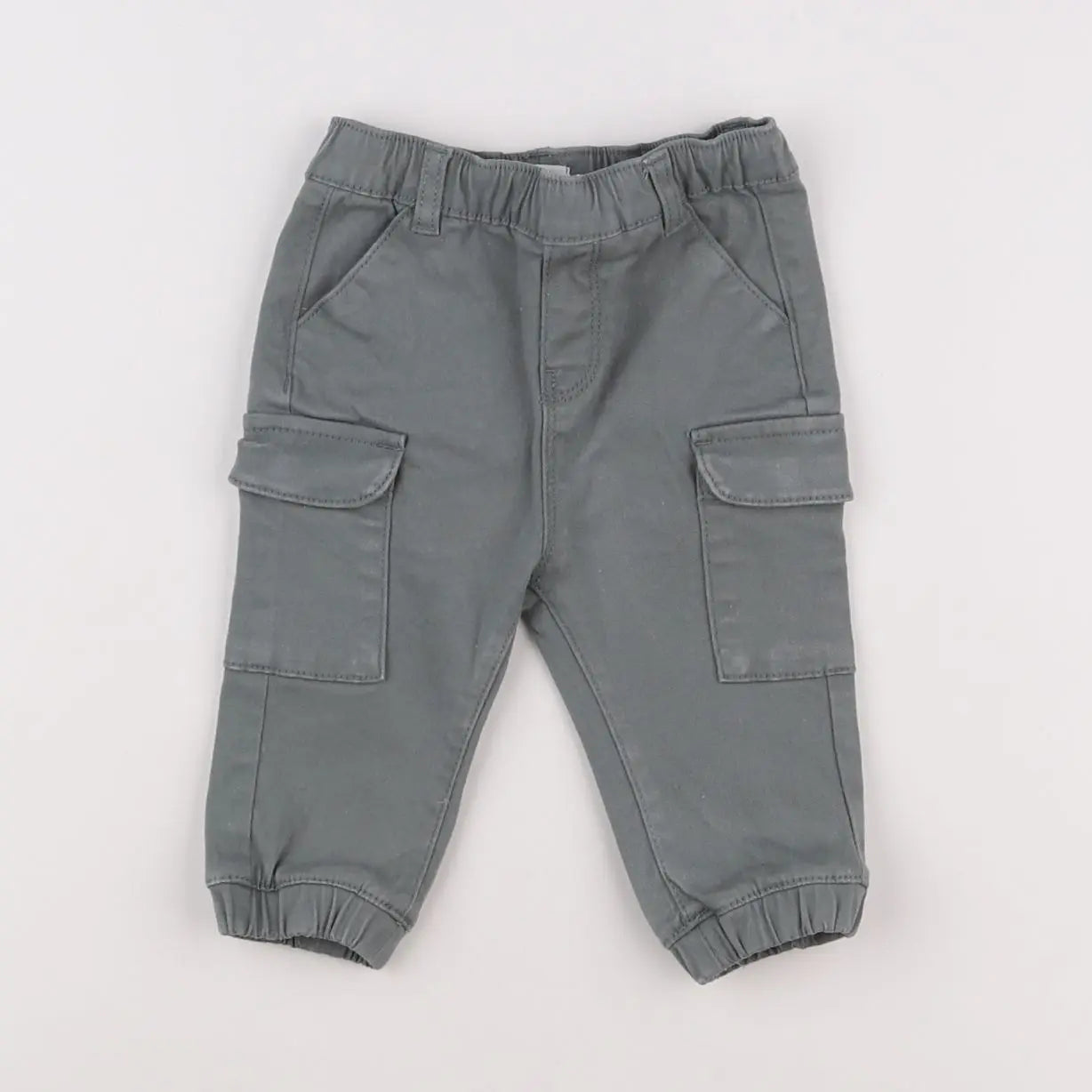 Vertbaudet - pantalon vert - 6 mois