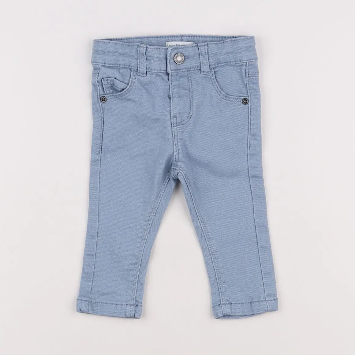 Vertbaudet - jean bleu - 6 mois
