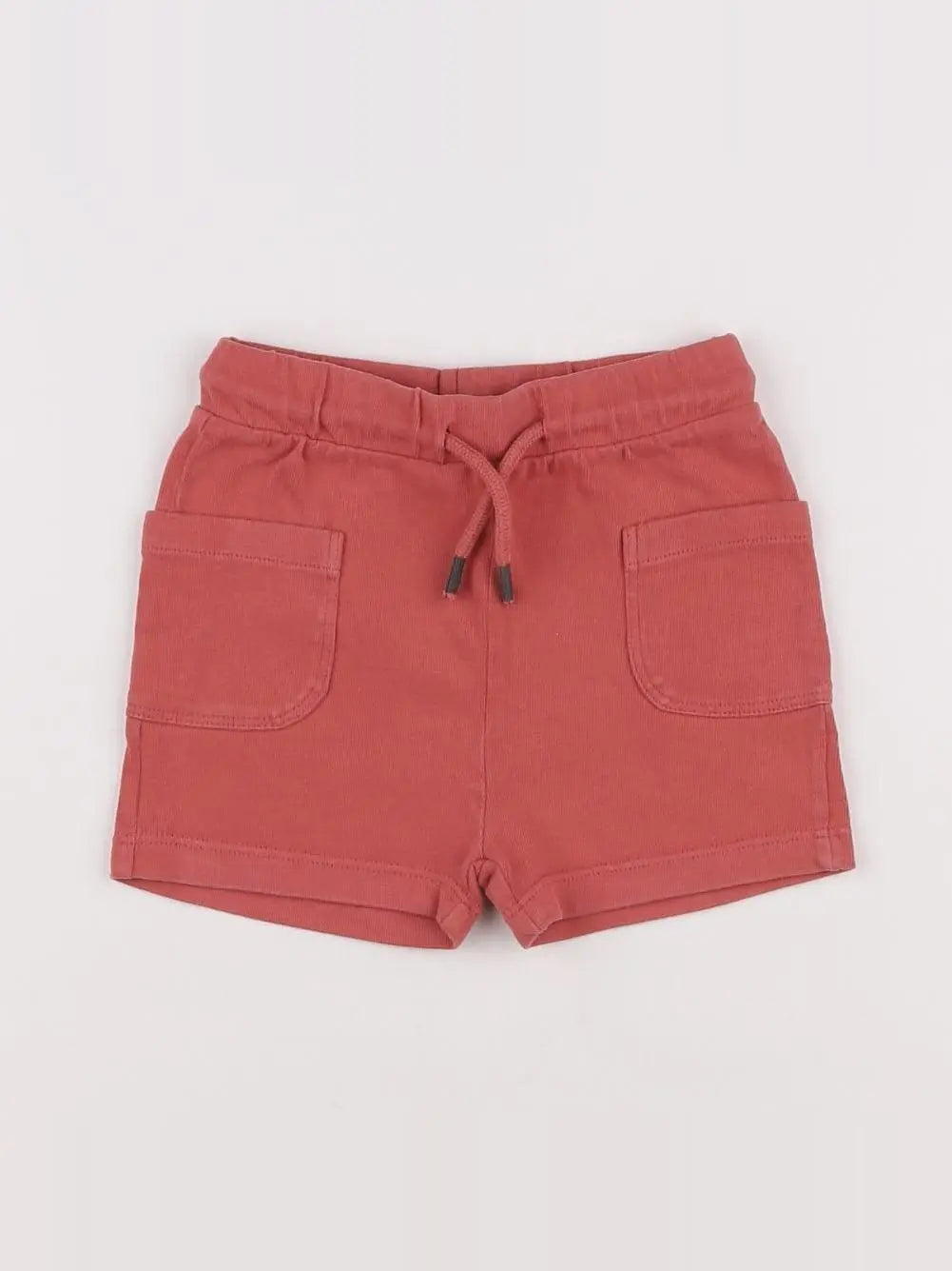 Vertbaudet - short rouge - 9/12 mois