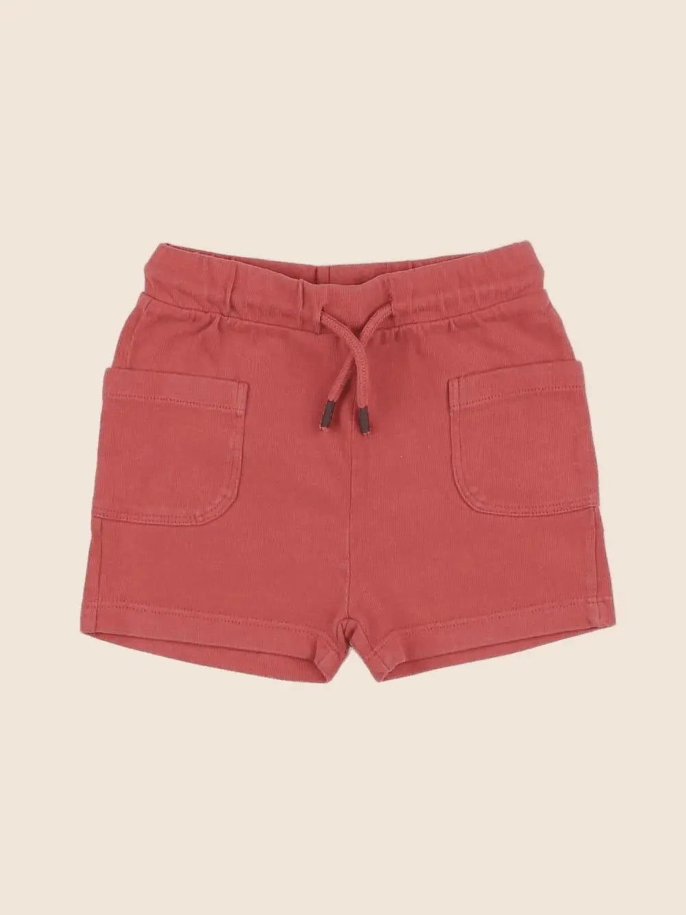 Vertbaudet - short rouge - 9/12 mois