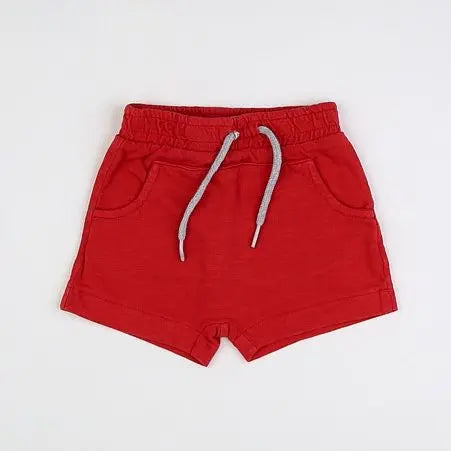 Vertbaudet - short rouge - 6 mois