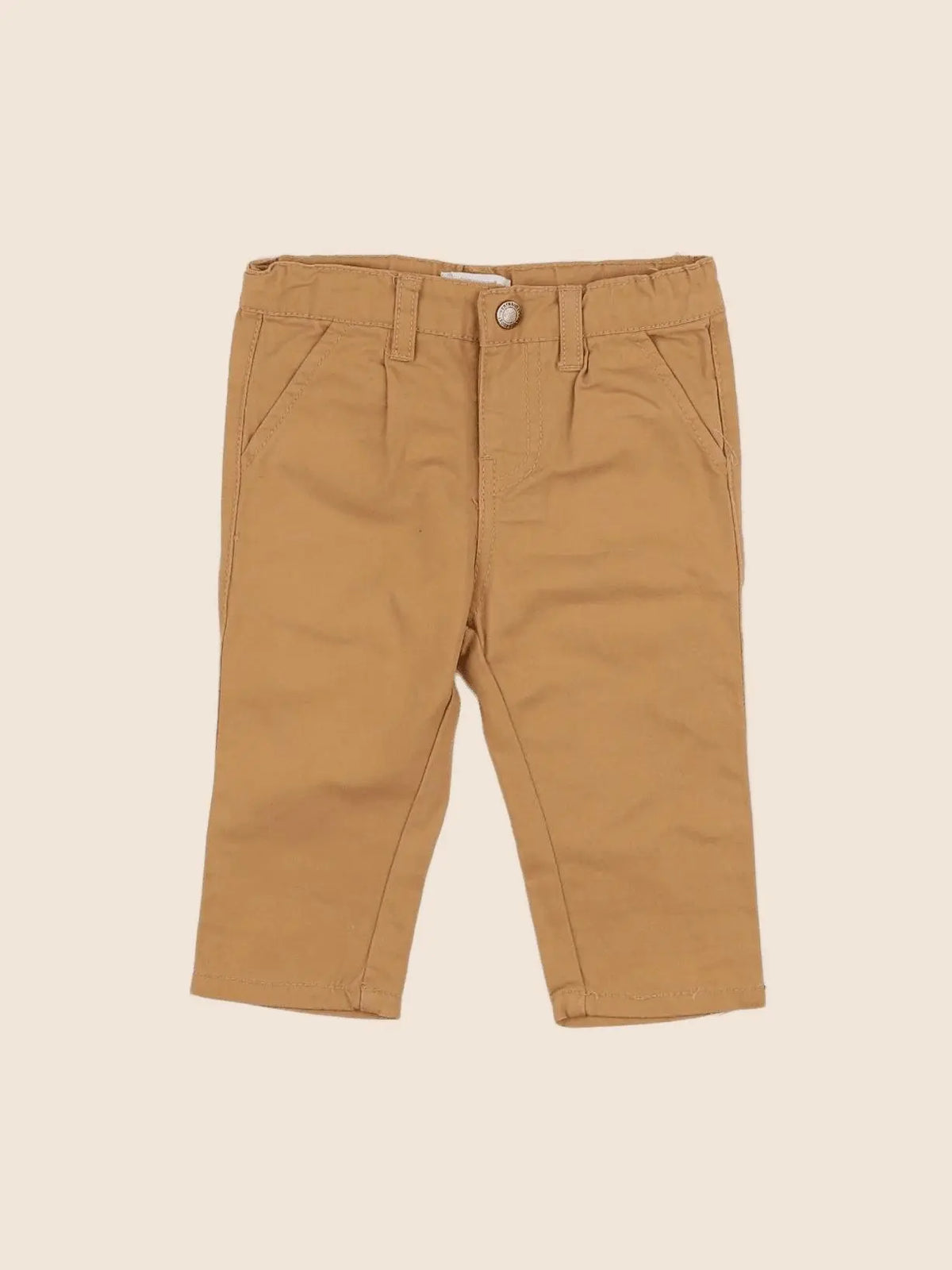 Vertbaudet - pantalon jaune - 9 mois
