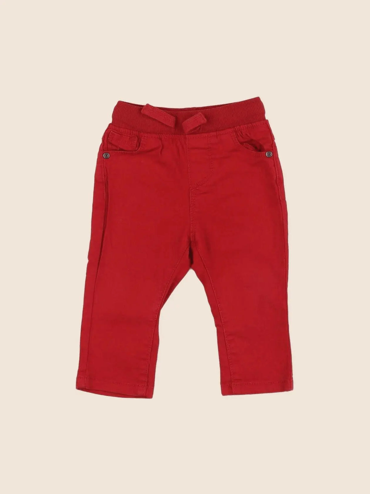 Tape à l'oeil - pantalon rouge - 12 mois