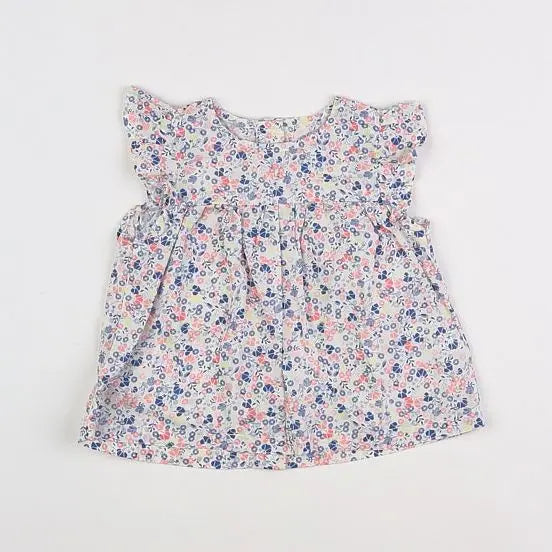 Vertbaudet - blouse multicolore - 9 mois