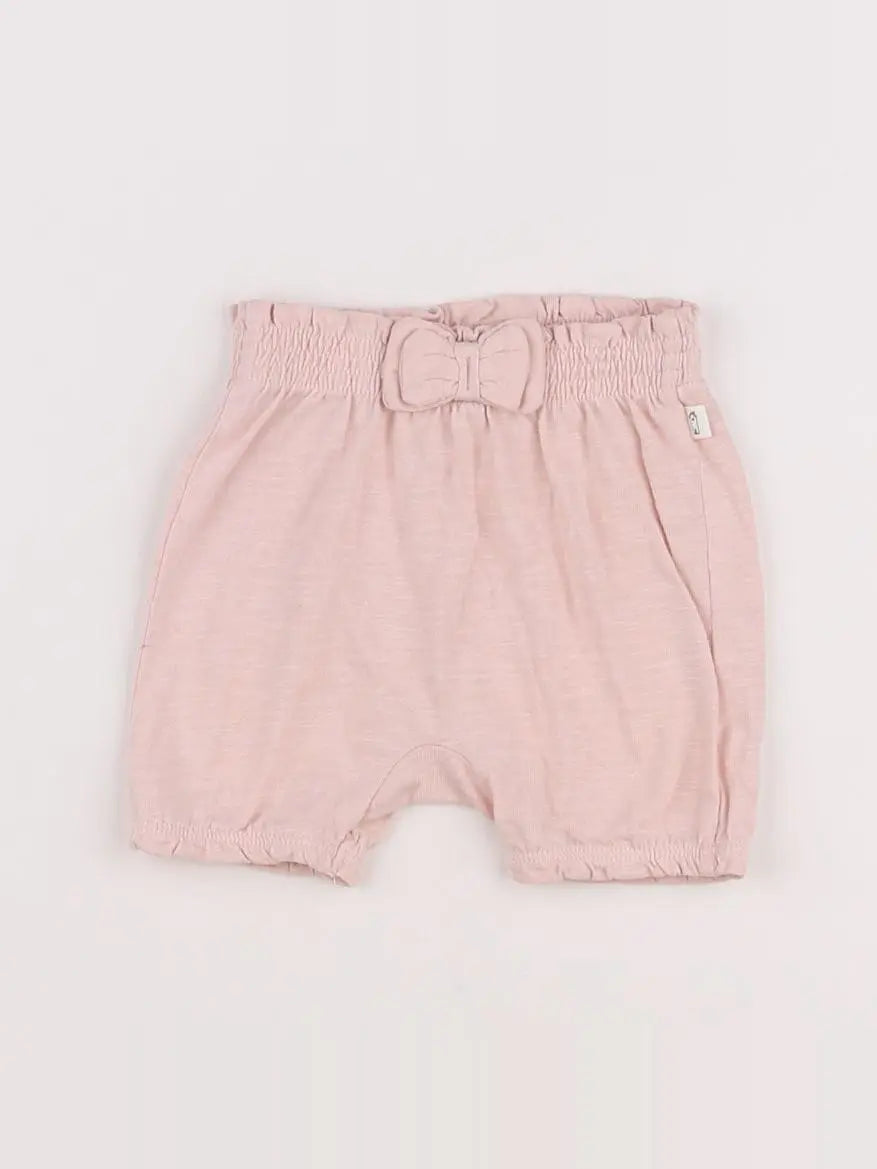Tape à l'oeil - short rose - 3 mois