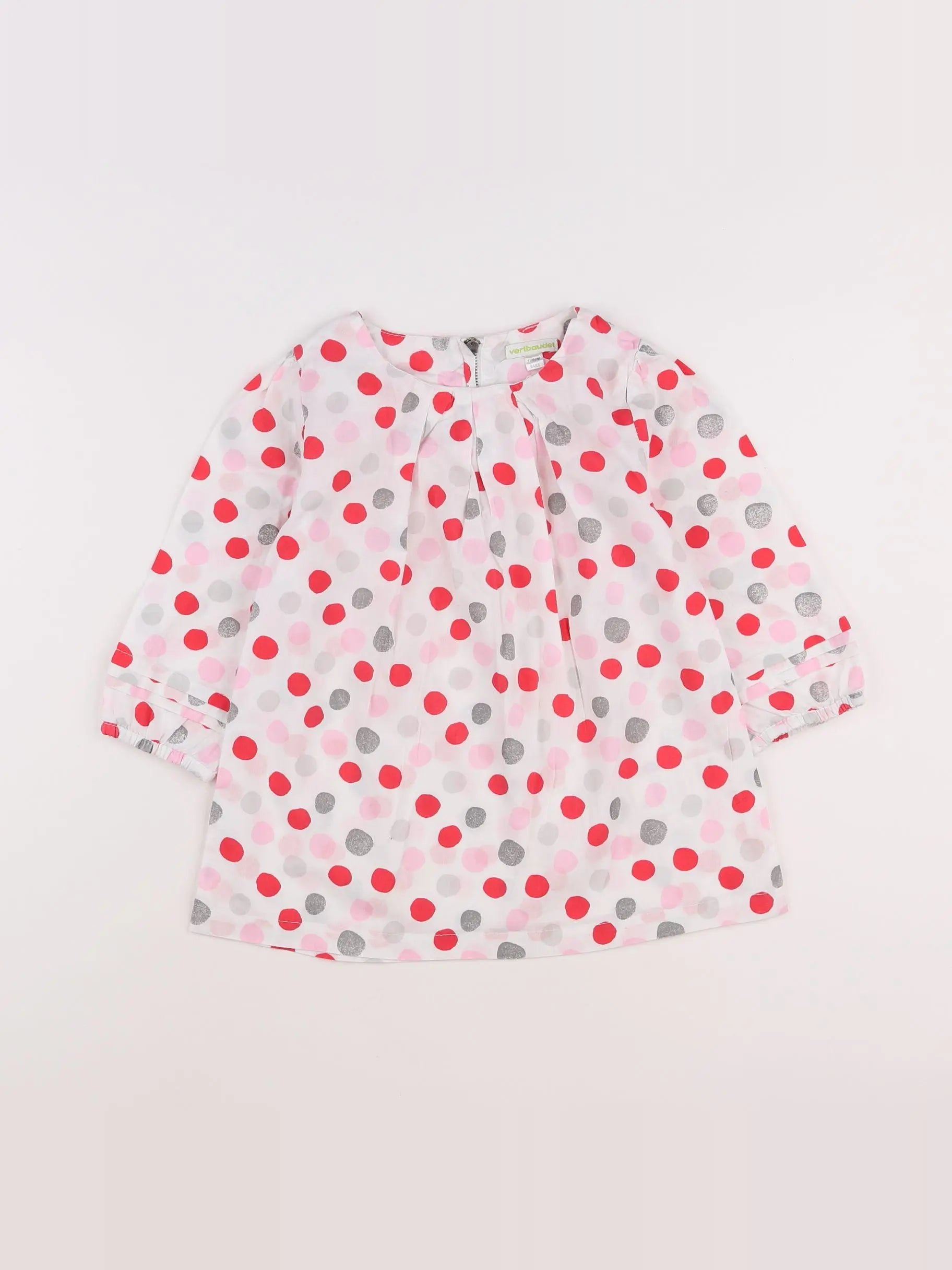 Vertbaudet - blouse multicolore - 8 ans
